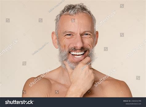 Smiling Middle Aged Man Naked Images Stock Photos Vectors