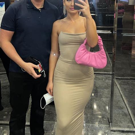 Oh Polly Nude Midi Dress Size 8 Very Figure Depop