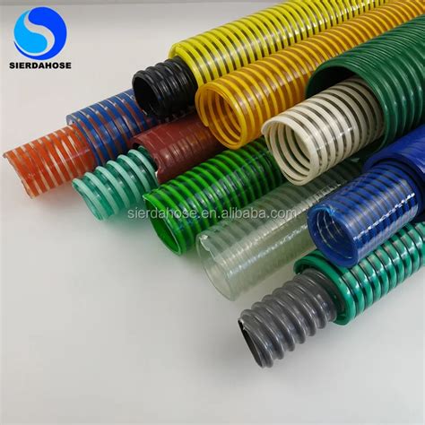 Corrugated Suction Hose 6 Inch Flexible Blue Pvc Suction Hose Pipe