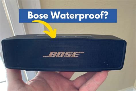 Is the bose soundlink mini waterproof solved – Artofit