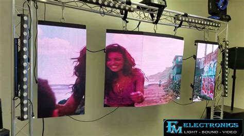 Pantalla Led Curva P Indoor X Youtube