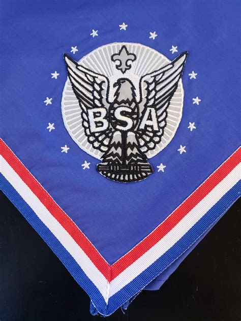 Eagle Scout Embroidered Neckerchief Bsa Cac Scout Shop