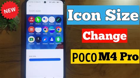 How To Change Icon Size In Poco M Pro Icon Size Increase Poco M Pro