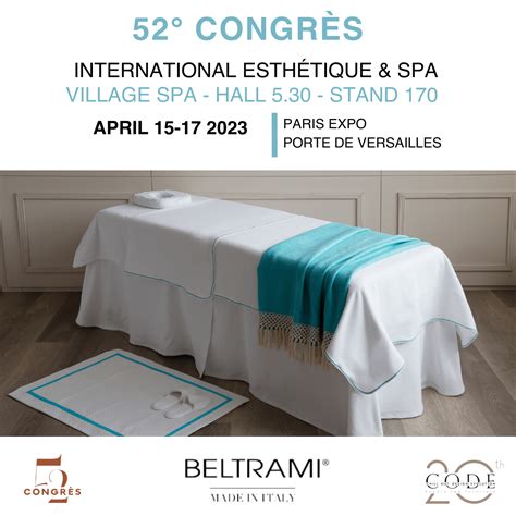 52 Congrès International Esthétique SPA Paris Beltrami