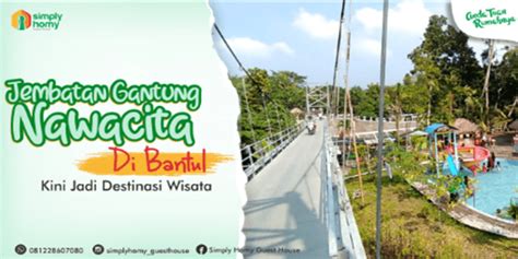 Jembatan Gantung Nawacita Bantul Kini Jadi Destinasi Wisata Menarik