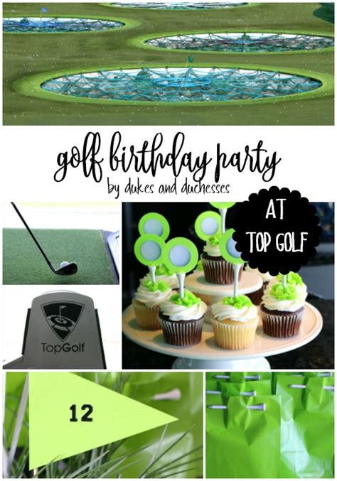 Golf Birthday Party at Top Golf - Dukes and Duchesses