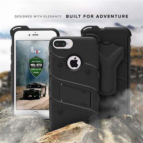 Zizo Bolt Series Case With Screen Protector Holster And Kickstand For