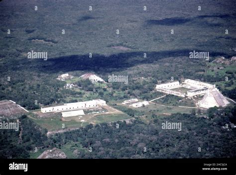 Uxmal ruins aerial view High Resolution Stock Photography and Images - Alamy