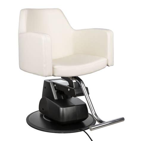 Venturi Salon Styling Chair In Ivory Electric Minerva Beauty