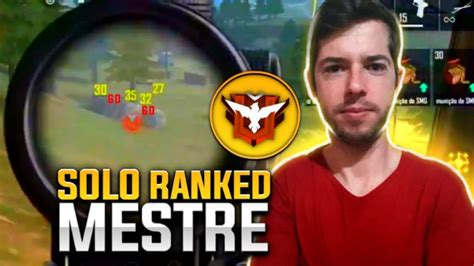 🔴 Free Fire Ao Vivo 🔴 🔥 Solo Ranked Mestre 🔥 Treino Solo 🔥jogando Com