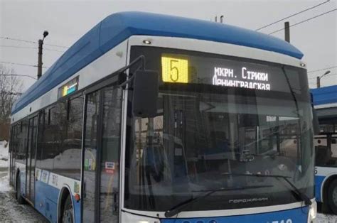 С 1 марта запустят новые троллейбусы до микрорайона Стрижи в ...