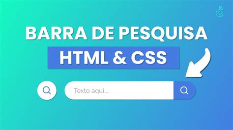 Como Fazer Barra De Pesquisa Html Css Barra De Pesquisa