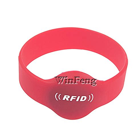 Pcs Waterproof Proximity Tk Khz Rfid Silicon Wristband High