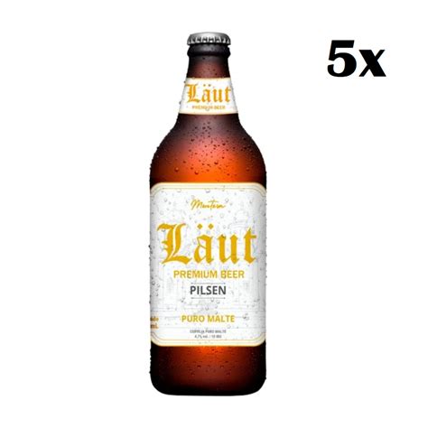 Cerveja Laut Puro Malte Melhor Pilsen Artesanal Montesa 600ml 05 Und