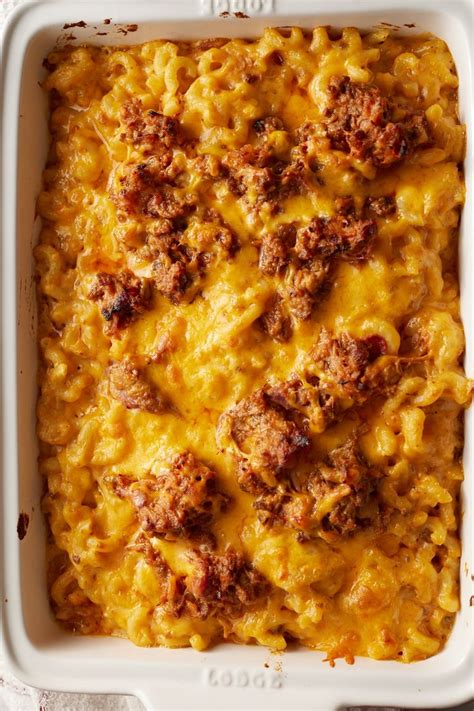 The Bbq Mac And Cheese After Being Baked Mac And Cheese Bbq Mac And Cheese Recipe Recipes