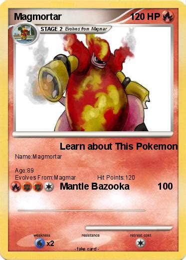 Pokémon Magmortar 119 119 Learn about This Pokemon My Pokemon Card