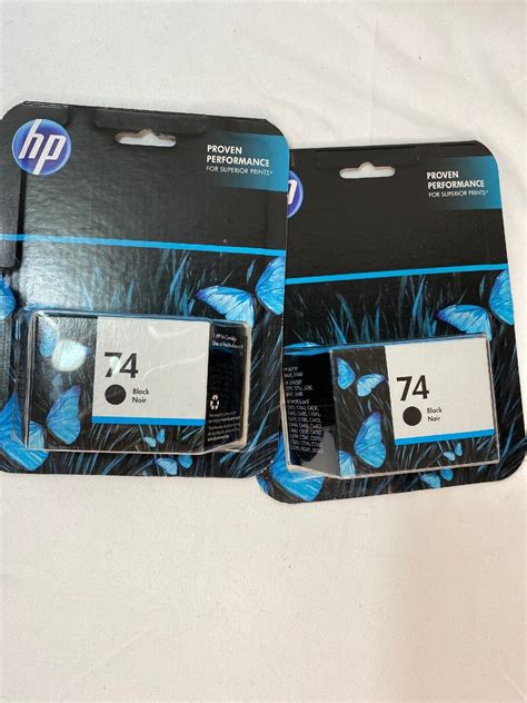 New Hp 74 Genuine Black Ink Printer Cartridge Cb335wn Expired 2017