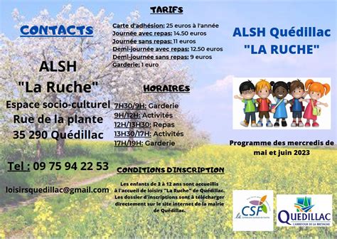 Programme Mercredis Mai Juin Commune De Qu Dillac