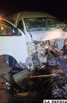 Accidente en la carretera Oruro Potosí deja dos muertos y ocho heridos