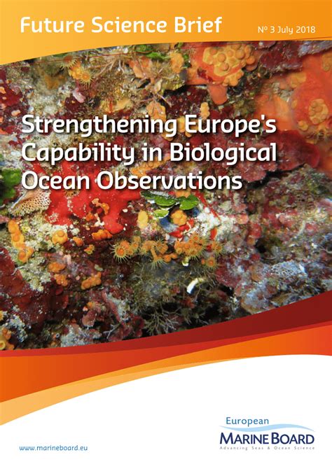 (PDF) Strengthening Europe's Capability in Biological Ocean Observations