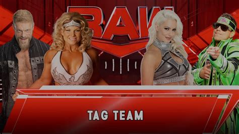 Edge Beth Phoenix Vs Maryse The Miz Full Match Mixed Tag Team YouTube