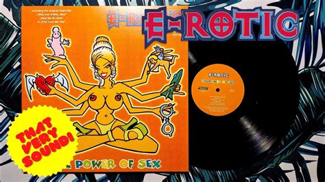 E Rotic The Power Of Sex LP Album 2022 Eurodance Records Orange