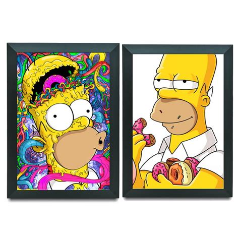 Kit Quadros Para Casa Os Simpsons Homer Elo