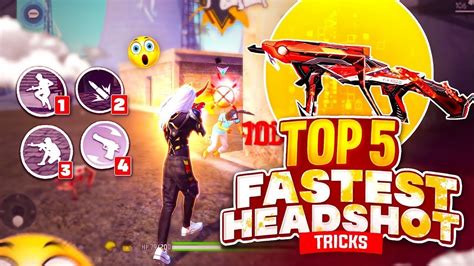 Top 5 Secret Headshot Trick For M1887 Ump And Desert Eagle 😱 One Tap