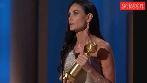 Demi Moore On Golden Globes Win For The Substance I Thought I Wasn T