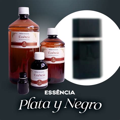 Essência Concentrada Plata Y Negro Perfumaria Fina Silver Black