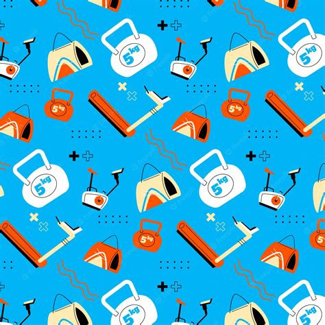 Download Gym Beginners Exercise Equipment Vector Art Wallpaper