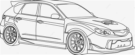 Subaru Impreza Coloring Pages