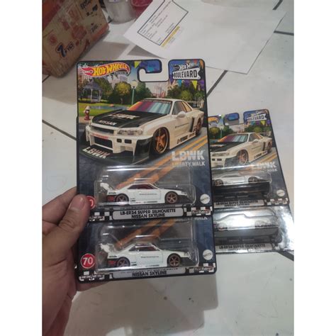 Jual Hot Wheels Premium Boulevard Nissan Skyline R Lbwk Skyliner Lbwk Shopee
