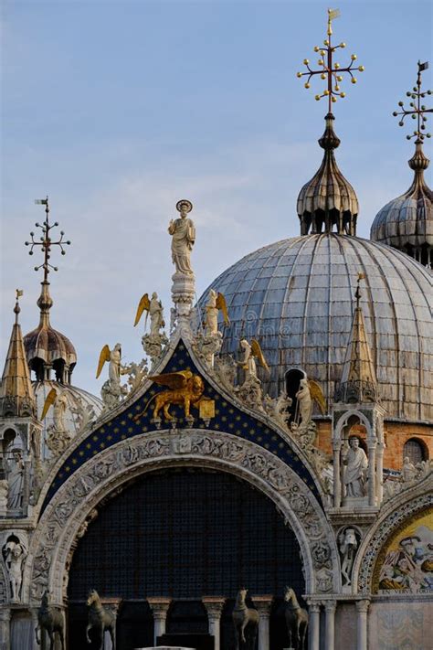 A Fragment Of The Patriarchal Cathedral Basilica Of Saint Mark In