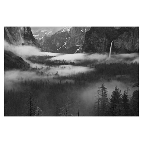 Papermoon Premium Collection Fototapete Nebel Yosemite Valley B X H