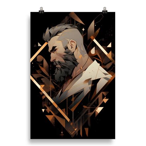 Gay Art Paul Gay Print Gay Muscle Bear Art Hot Gay Bear Jock Muscle Bearded Hot Daddy