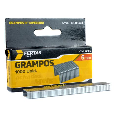 Grampo Grampeador Tapeceiro 6mm 8mm 10mm 12mm 14mm Profissional