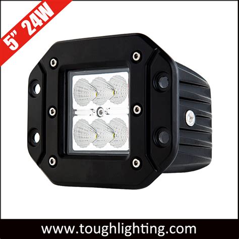 Offroad Driving Suv Bumper Inch W Cree Flush Mount Led Work Lights