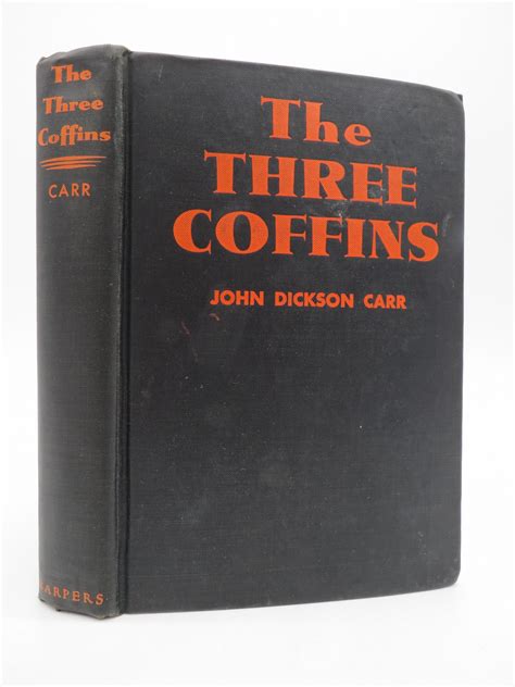 The Three Coffins By John Dickson Carr Very Good Hardcover 1935 First Edition First