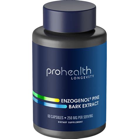 Enzogenol® Pine Bark Extract (250 mg per 2-capsule serving, 60 capsules ...