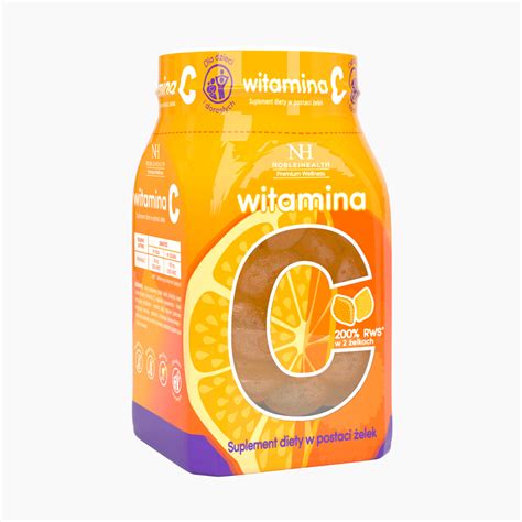 Witamina C w żelkach Noble Health