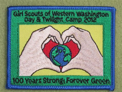 Girl Scouts Western Washington 100th Anniversary Patch Day Twilight