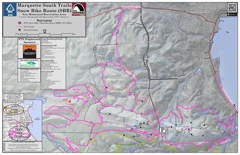 Marquette Mountain Bike Trail Map - Vanna Jannelle