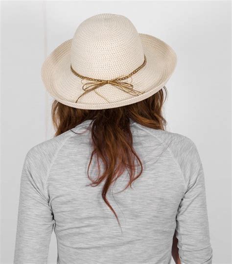 Rigon UV Fedora Hoed Dames Ivoor Naturel Maat 58cm Bol