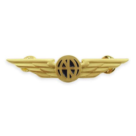 Universal Pilot Wings Lapel Pin Gold