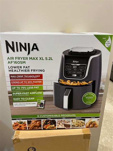 Ninja Air Fryer Max Xl 52l Tv And Home Appliances Kitchen Appliances Other Kitchen Appliances