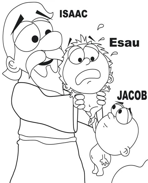 Jacob and Esau Coloring Pages - Best Coloring Pages For Kids