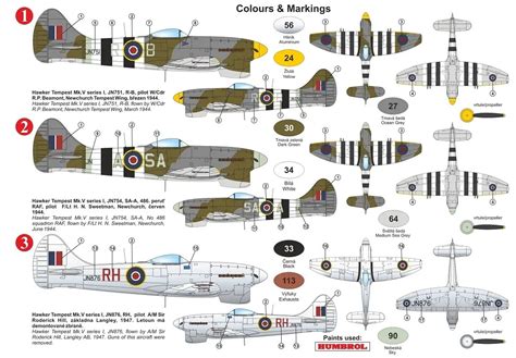 MODELIMEX Online Shop 1 72 Hawker Tempest Mk V Series 1 3x Camo