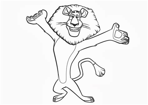 Alex the lion coloring pages | Free Coloring Pages and Coloring Books ...