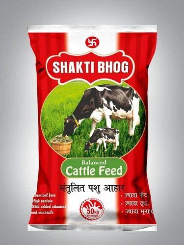 Months Shakti Bhog Cattle Feed Packaging Type Pp Bags Kg At